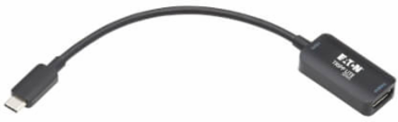 USB-C to HDMI Active Adapter Cable, 4K 60 Hz, HDR, 4:4:4, DP 1.4 Alt Mode, HDCP 2.2, Black, 6 in