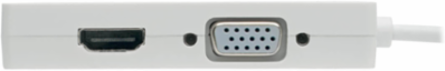 USB-C Multiport Adapter, 4K HDMI/DVI/VGA, Plug-and-Play, 6 Inch