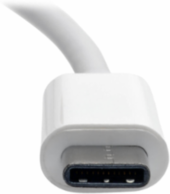 USB-C Multiport Adapter, 4K HDMI/DVI/VGA, Plug-and-Play, 6 Inch
