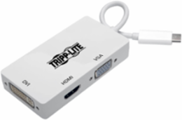 USB-C Multiport Adapter, 4K HDMI/DVI/VGA, Plug-and-Play, 6 Inch