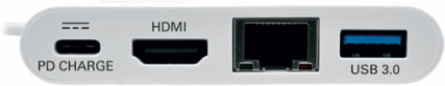 USB-C Multiport Adapter with HDMI, Gigabit Ethernet, 60W PD Charging