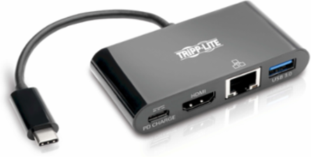 USB-C Multiport Adapter, 4 Ports, 60W PD Charging, HDMI 1080p