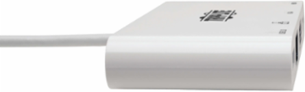 USB-C Multiport Adapter with 4K HDMI, VGA, USB-A, Gigabit Ethernet, White