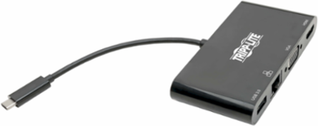 USB-C Multiport Adapter, 4K HDMI, VGA, Gigabit Ethernet, USB 3.1