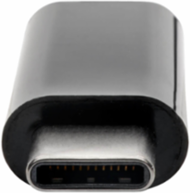 USB-C to VGA Adapter, 6 Inch, 1080p Video, Plug-and-Play, Black