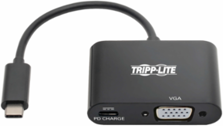 USB-C to VGA Adapter with PD Charging, 1920x1200 Resolution, 60W Power