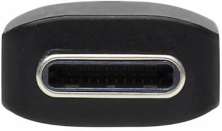 USB-C Adapter, Dual Display, 4K 60Hz DisplayPort, 8K, HDR, 4:4:4, HDCP 2.2, DP 1.4 Alt Mode, Black