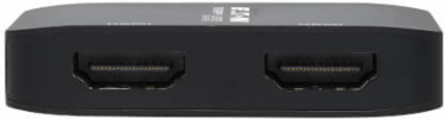 USB-C Adapter, Dual Display, 4K 60Hz HDMI, HDR, 4:4:4, HDCP 2.2, DP 1.4 Alt Mode, Black