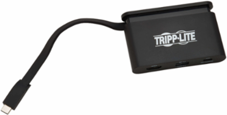 USB-C Multiport Adapter with 4K HDMI, 100W PD, 3 Ports, Black