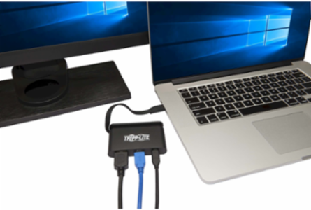 USB-C Multiport Adapter with 4K HDMI, 100W PD, 3 Ports, Black