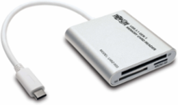 USB 3.1 Gen 1 USB-C Multi-Drive Media Reader/Writer, 6 Inch Length, Aluminum