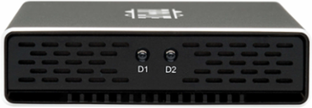 USB-C Dual M.2 SATA SSD/HDD Enclosure Adapter, 10 Gbps, Aluminum