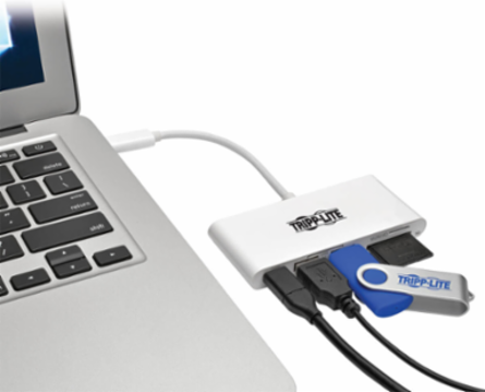 USB-C Multiport Adapter, 2x USB-A, Card Reader, 60W PD Charging