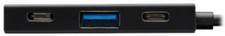 4-Port USB-C Hub - USB 3.x Gen 2 (10Gbps), 2x USB-A & 2x USB-C Ports, Thunderbolt 3, Aluminum Housing