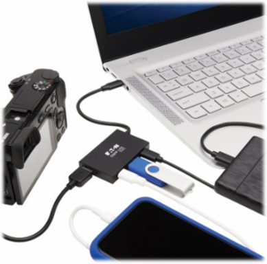 4-Port USB-C Hub - USB 3.x Gen 2 (10Gbps), 2x USB-A & 2x USB-C Ports, Thunderbolt 3, Aluminum Housing