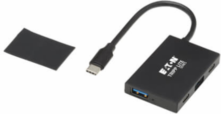 4-Port USB-C Hub - USB 3.x Gen 2 (10Gbps), 2x USB-A & 2x USB-C Ports, Thunderbolt 3, Aluminum Housing