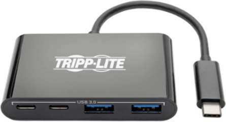 4-Port USB-C Hub, USB 3.1 Gen 1, 2x USB-A, 2x USB-C, Black, 5 Gbps