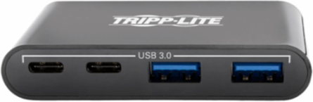 4-Port USB-C Hub, USB 3.1 Gen 1, 2x USB-A, 2x USB-C, Black, 5 Gbps