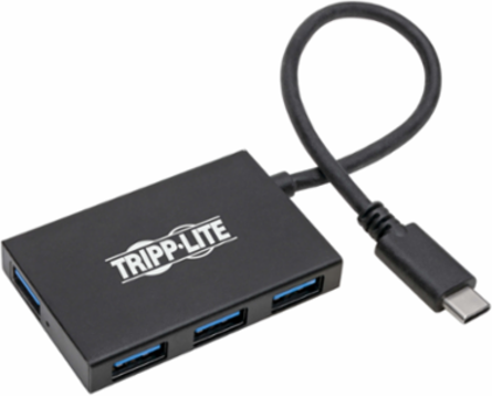 4-Port USB-C Hub with Aluminum Construction, USB 3.1 Gen 1, 8.5 Inch