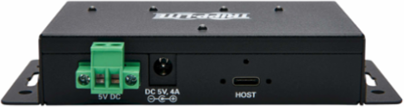 Industrial-Grade 4-Port USB Hub, USB 3.1 Gen 2, 10 Gbps, ESD Protection