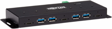 Industrial 7-Port USB 3.1 Gen 2 Hub (10Gbps, Metal, ESD Protection)