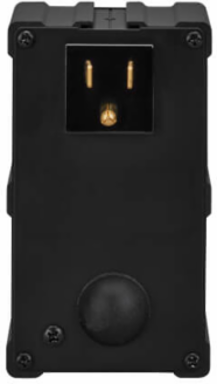 2-Outlet Surge Protector, 1410 Joules, Black Metal Housing