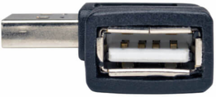 Universal Reversible USB 2.0 Adapter, Right-Angle A M/F, 480Mbps