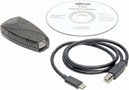 USB-C to DB9 RS232 Serial Adapter Cable 3 ft, TAA-Compliant, Plug-and-Play