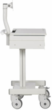Mobile Workstation, Monitor Arm, Casters, Locking Drawer, TAA