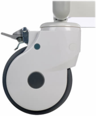 Mobile Workstation, Monitor Arm, Casters, Locking Drawer, TAA