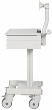 Mobile Workstation, Monitor Arm, Casters, Locking Drawer, TAA