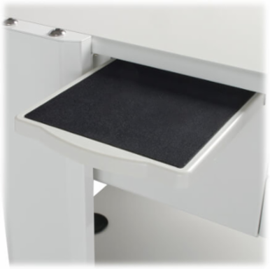 Mobile Workstation, 2x Adjustable Shelves, 2x Metal Drawers, Locking Casters, TAA