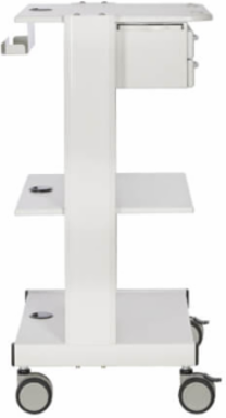 Mobile Workstation, 2x Adjustable Shelves, 2x Metal Drawers, Locking Casters, TAA