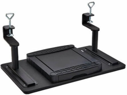 Desk-Clamp Monitor Riser, Storage Drawer, TAA