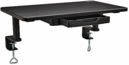 Desk-Clamp Monitor Riser, Storage Drawer, TAA