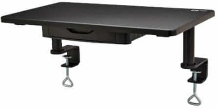 Desk-Clamp Monitor Riser, Storage Drawer, TAA