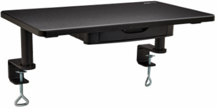 Desk-Clamp Monitor Riser, Storage Drawer, TAA