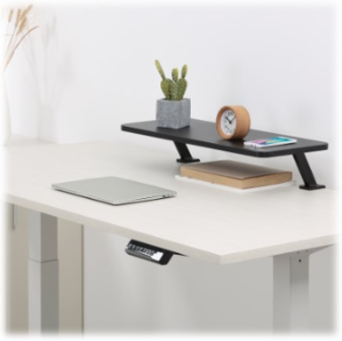 Safe-IT Clamp-On Monitor Riser, Antimicrobial Protection, 25.6 in (65 cm)