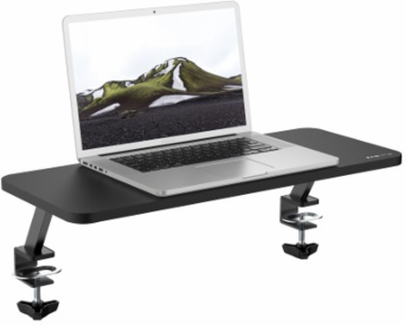 Safe-IT Clamp-On Monitor Riser, Antimicrobial Protection, 25.6 in (65 cm)