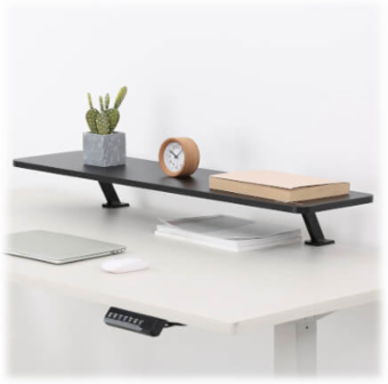 Safe-IT Clamp-On Monitor Riser, Antimicrobial Protection, 39.4 in (100 cm)
