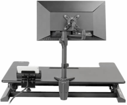 Height-Adjustable Sit-Stand Workstation 36 x 22 Inch, 33 lb Capacity