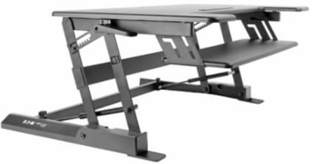 Height-Adjustable Sit-Stand Workstation 36 x 22 Inch, 33 lb Capacity