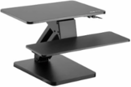 Safe-IT Adjustable-Height Sit-Stand Desktop Workstation, Antimicrobial Protection
