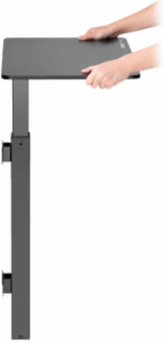Safe-IT Adjustable-Height Wall-Mount Workstation, Antimicrobial Protection
