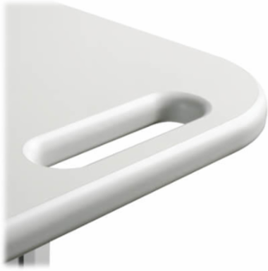 Mobile Workstation, Adjustable Shelves, Locking Casters, TAA
