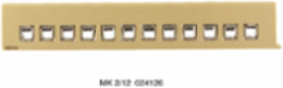 MK 2/12 Multipin Terminal Strip, 2.5 mm2 Cross-section, 24 Connections