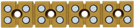 Multipin Terminal Strip, 16 Connections, 2.5 mm2 Rated Cross-Section, 400 V