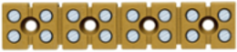 Multipin Terminal Strip, 16 Connections, 2.5 mm2 Rated Cross-Section, 400 V