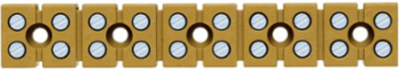 MK 3/10 Multipin Terminal Strip, Rated Cross-Section 2.5 mm², Screw Connection