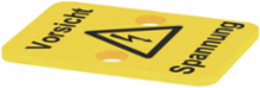 SAK Series Cover Plate, 47.6 mm, Yellow, PVC, Depth 0.039 Inch